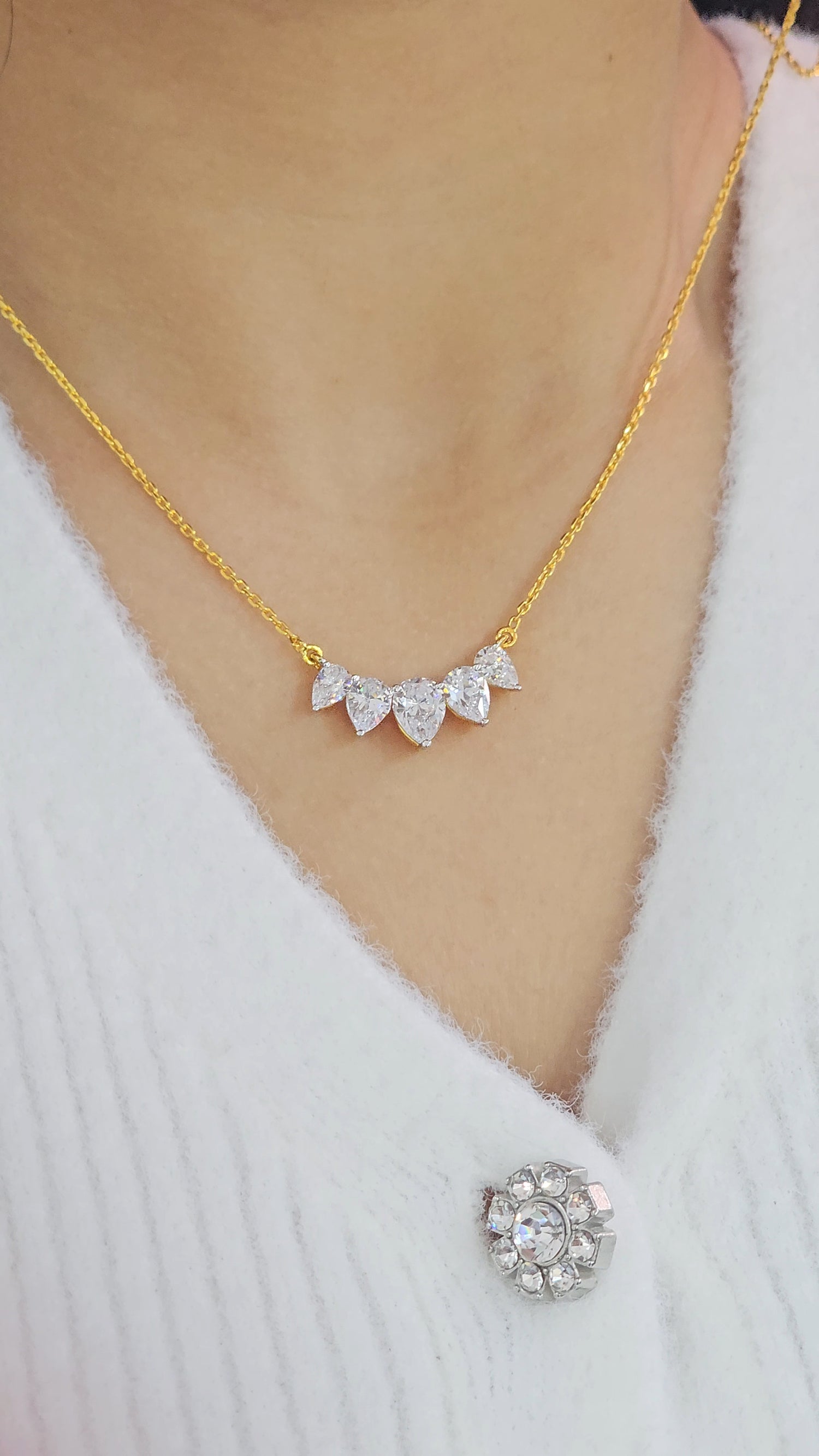Evelyn Pendant Gold