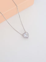 Amora Heart Pendant Silver