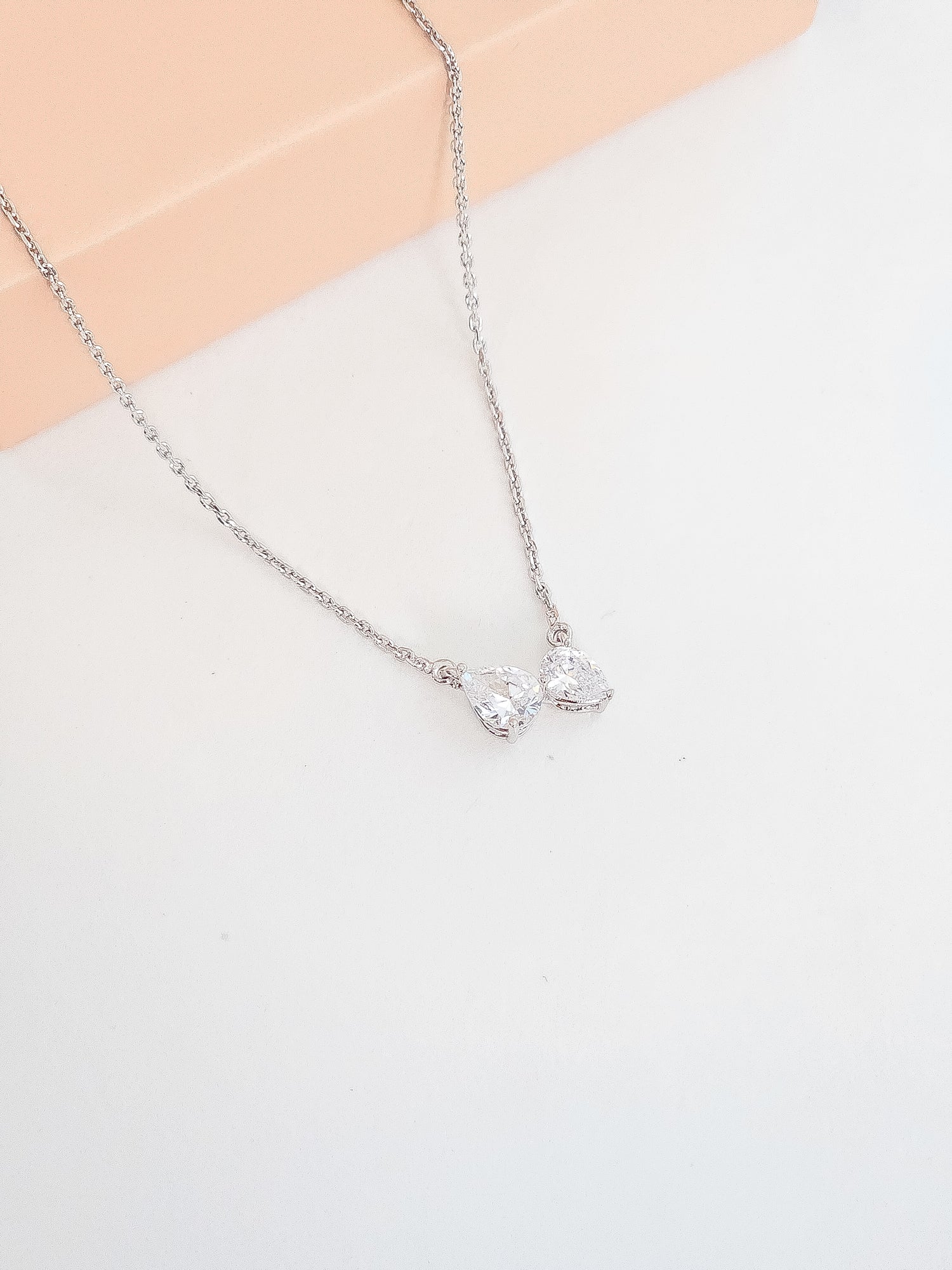 Twin Flame Pendant Silver