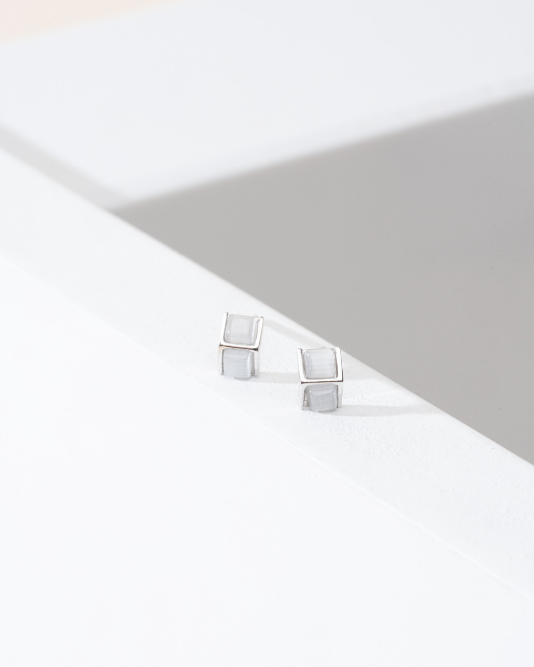 Silver Tiny Stud Earrings