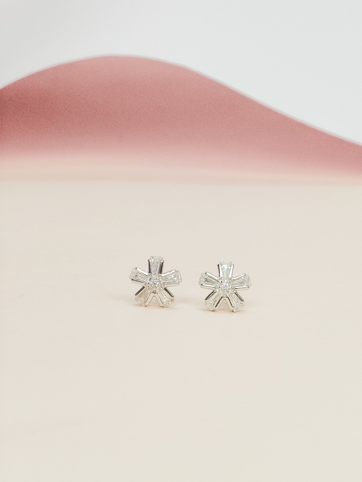 Silver Tiny Stud Earrings