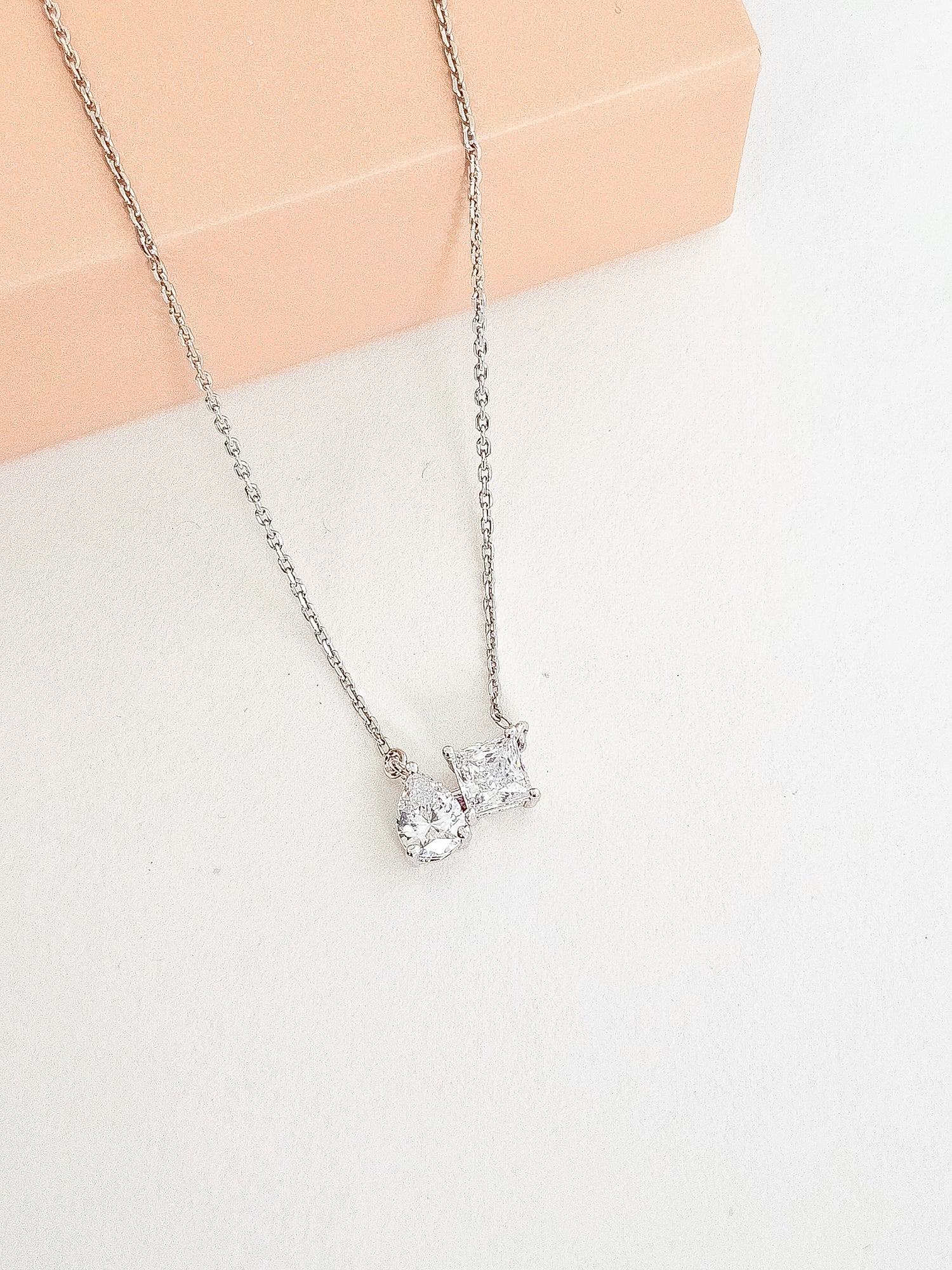 Toi et Moi Necklace Silver