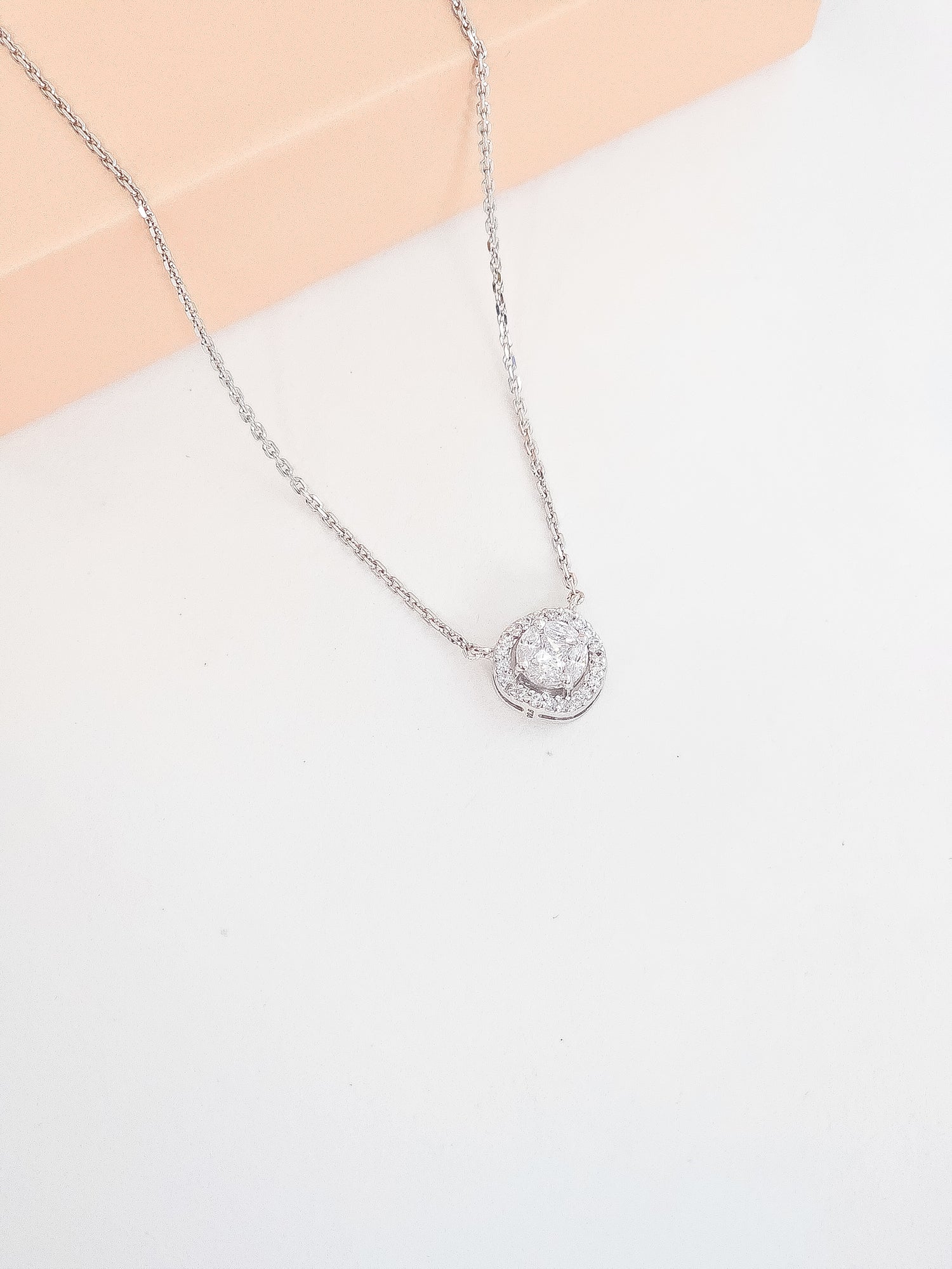 Starlight Round Pendant Silver