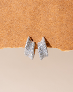 Silver Huggies Earrings