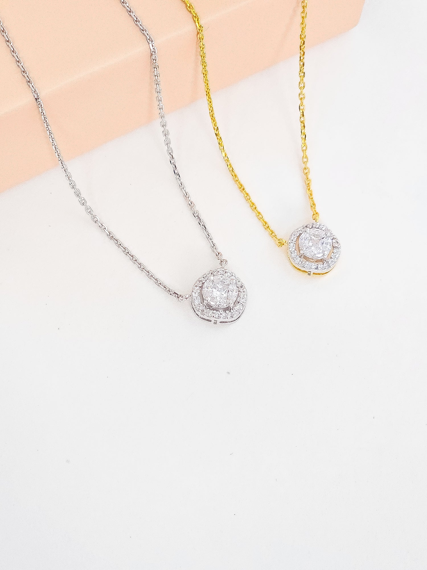 Starlight Round Pendant Silver