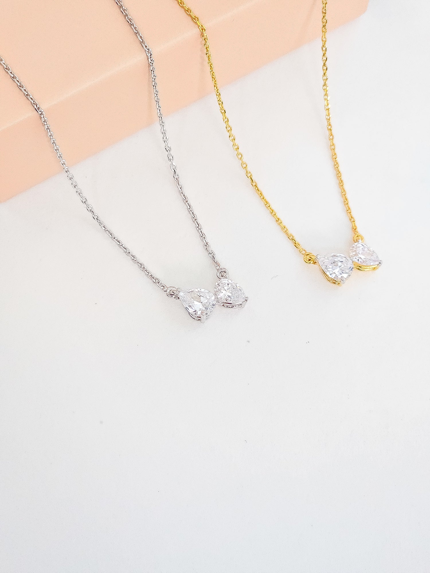 Twin Flame Pendant Silver