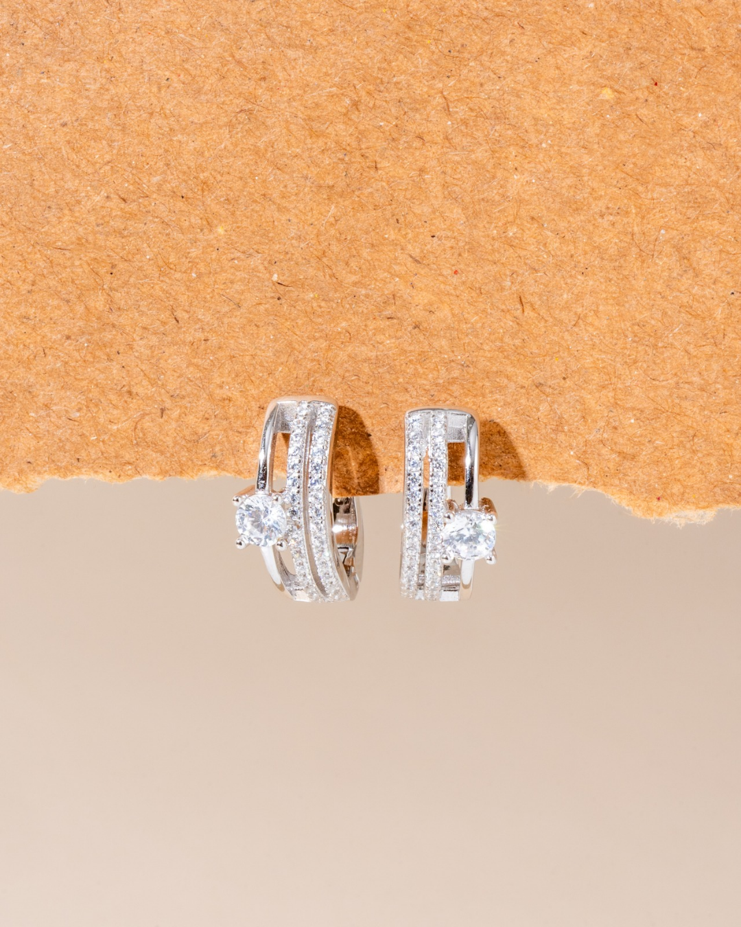 Silver Hoops Earrings