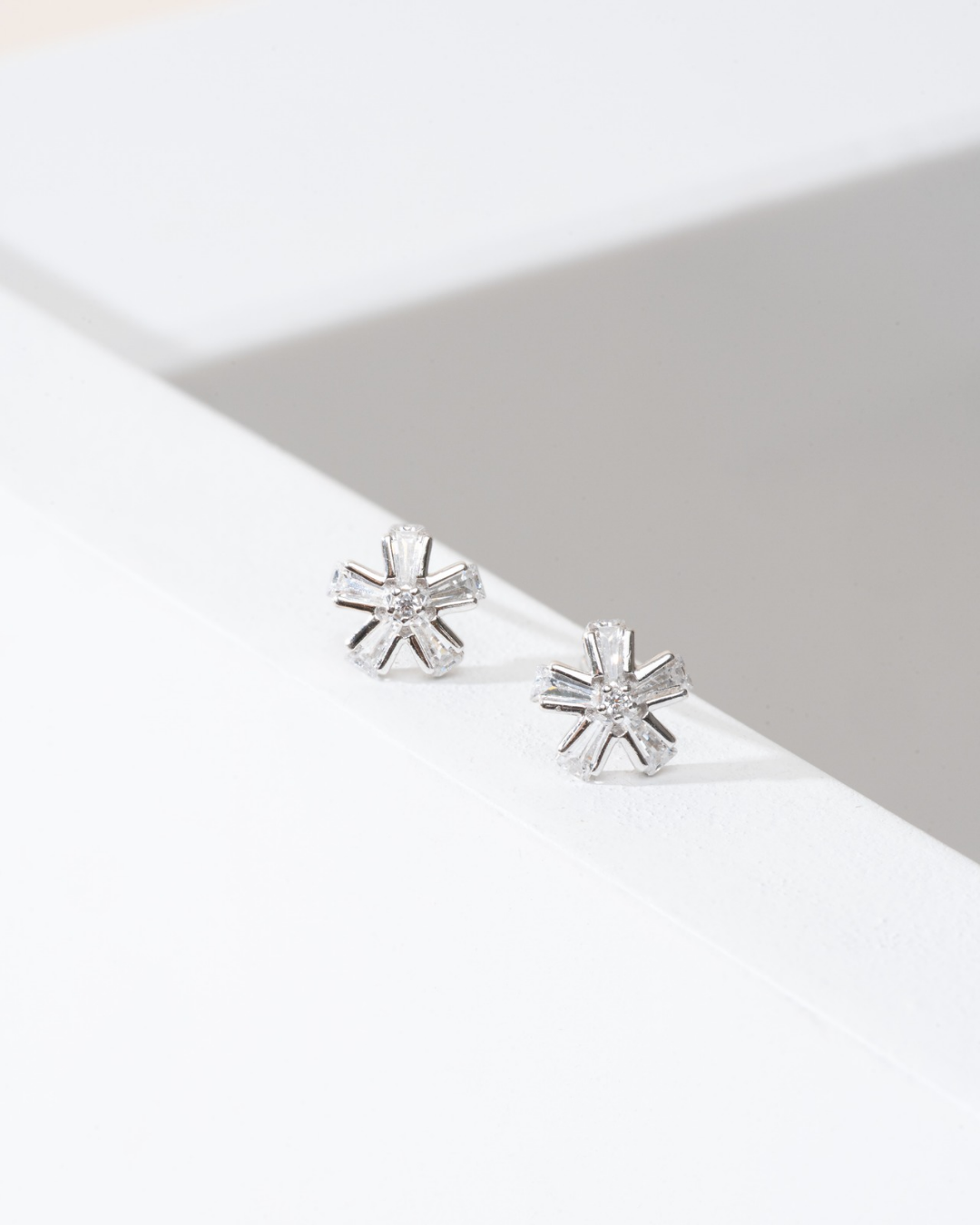 Silver Tiny Stud Earrings